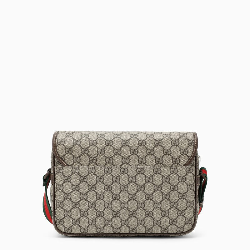 Gucci Beige Shoulder Bag In Gg Supreme Men