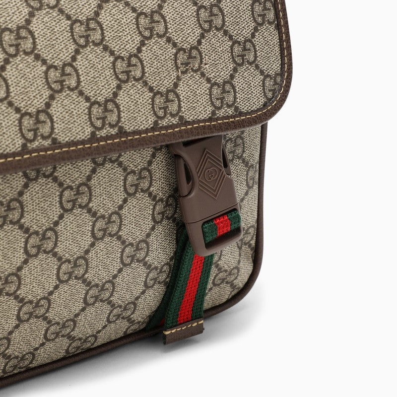 Gucci Beige Shoulder Bag In Gg Supreme Men