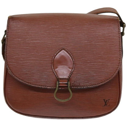 LOUIS VUITTON Epi Saint Cloud GM Shoulder Bag Brown M52193 LV Auth 76051