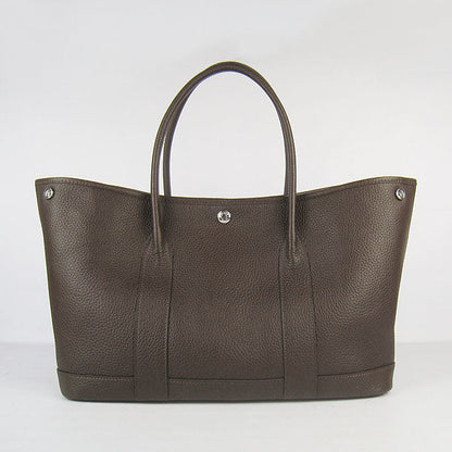 Hermes garden party handbag H2808 dark coffee