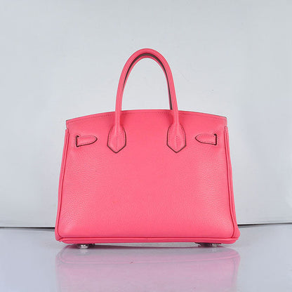 Hermes Birkin 30cm Togo leather Handbags Lip Pink Sliver