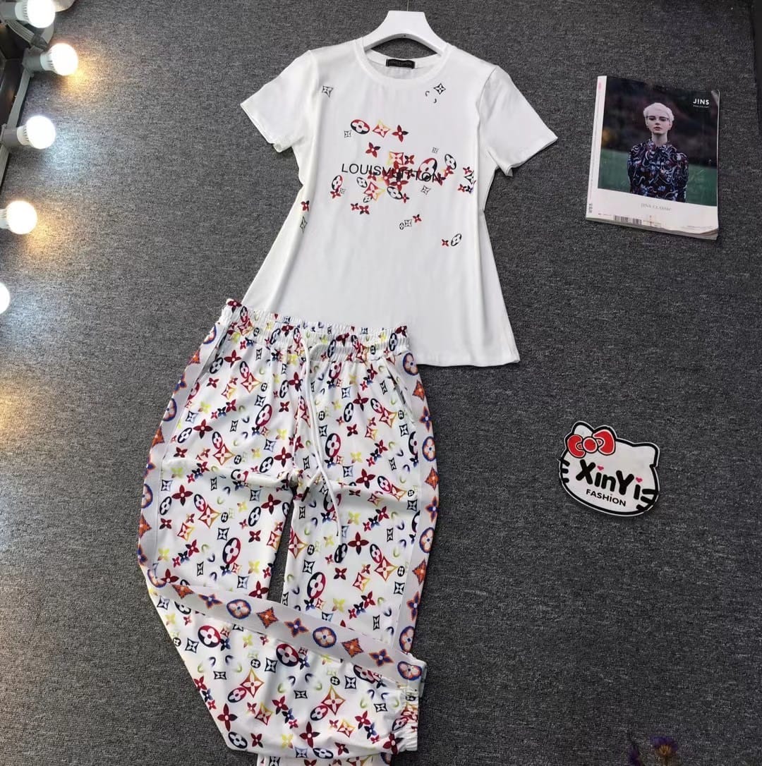 Louis Vuitton  Jogger and Tshirts Set