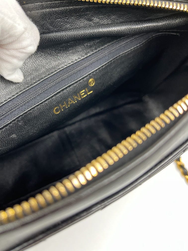 Vintage Chanel Black Shoulder Bag