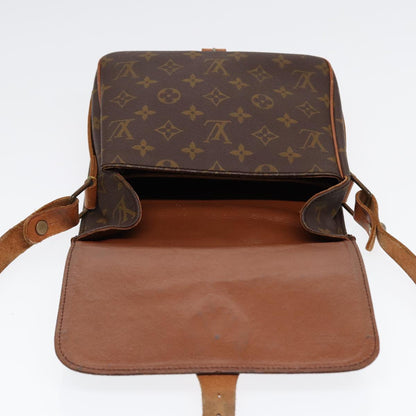 LOUIS VUITTON Monogram Cartouchiere MM Shoulder Bag Vintage M51253 LV Auth 78689