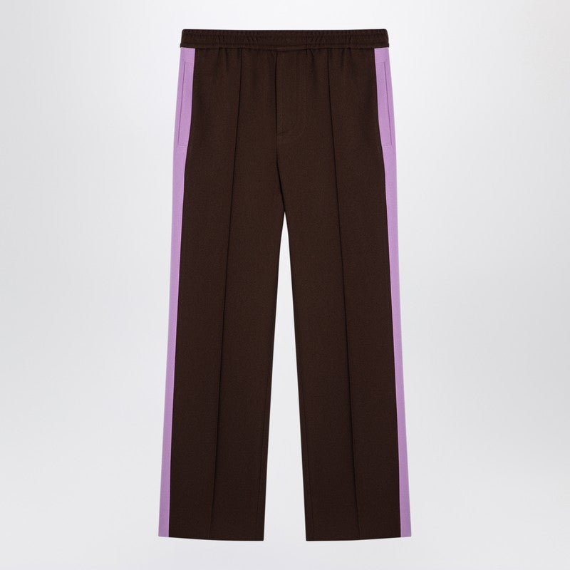 Gucci Brown Fluid Drill Trousers Men