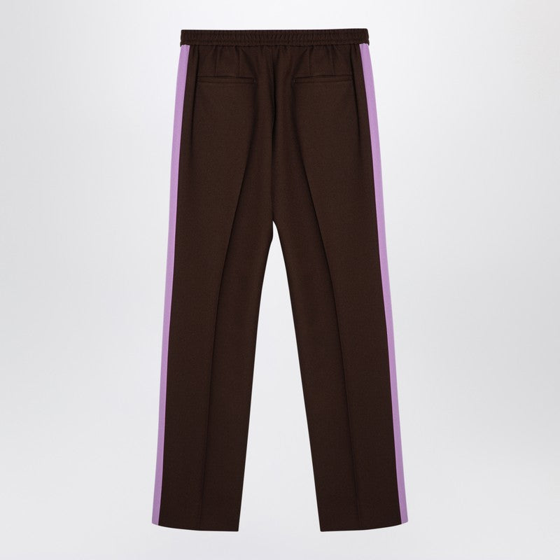 Gucci Brown Fluid Drill Trousers Men