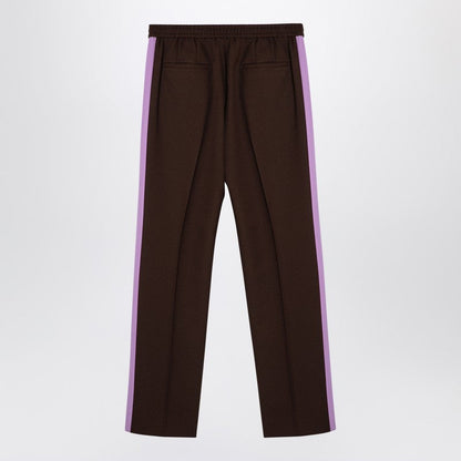 Gucci Brown Fluid Drill Trousers Men