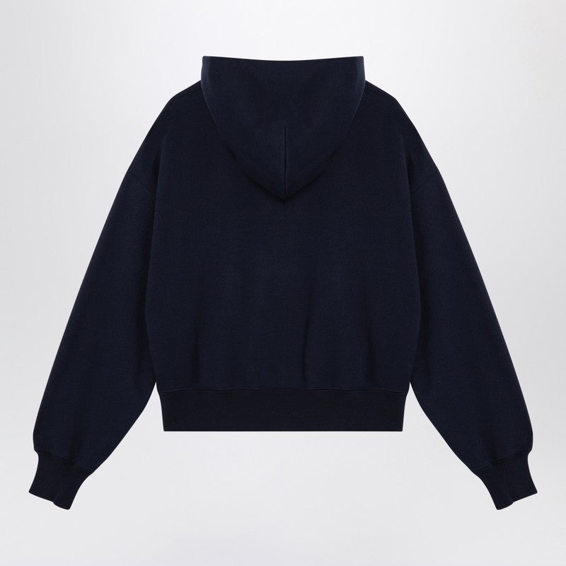 Gucci Blue Hoodie With Logo Women