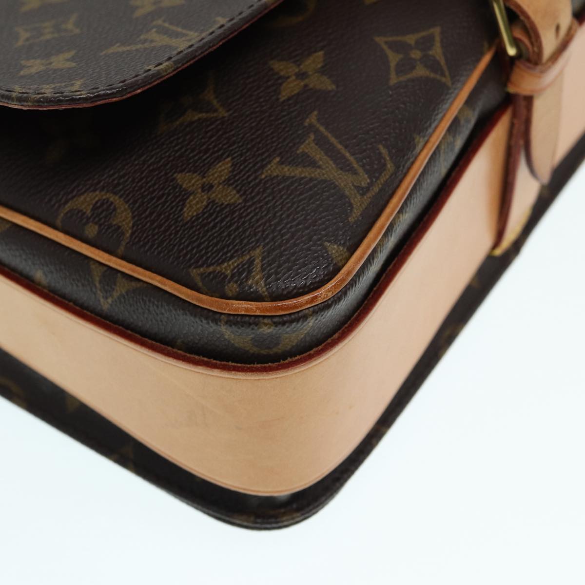 LOUIS VUITTON Monogram Cartouchiere GM Shoulder Bag M51252 LV Auth 79125