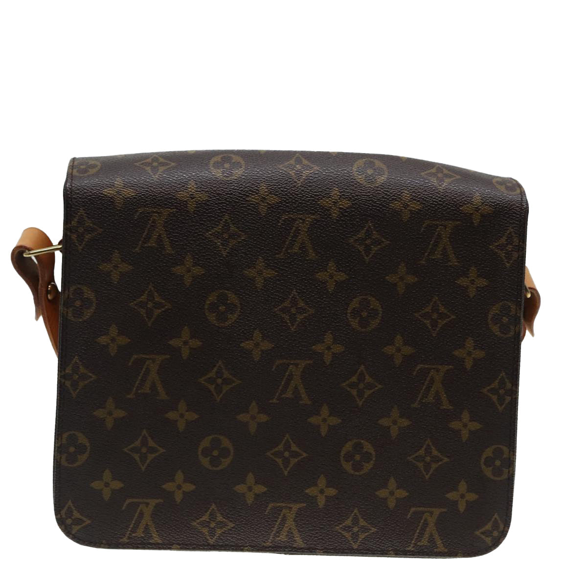 LOUIS VUITTON Monogram Cartouchiere GM Shoulder Bag M51252 LV Auth 79125