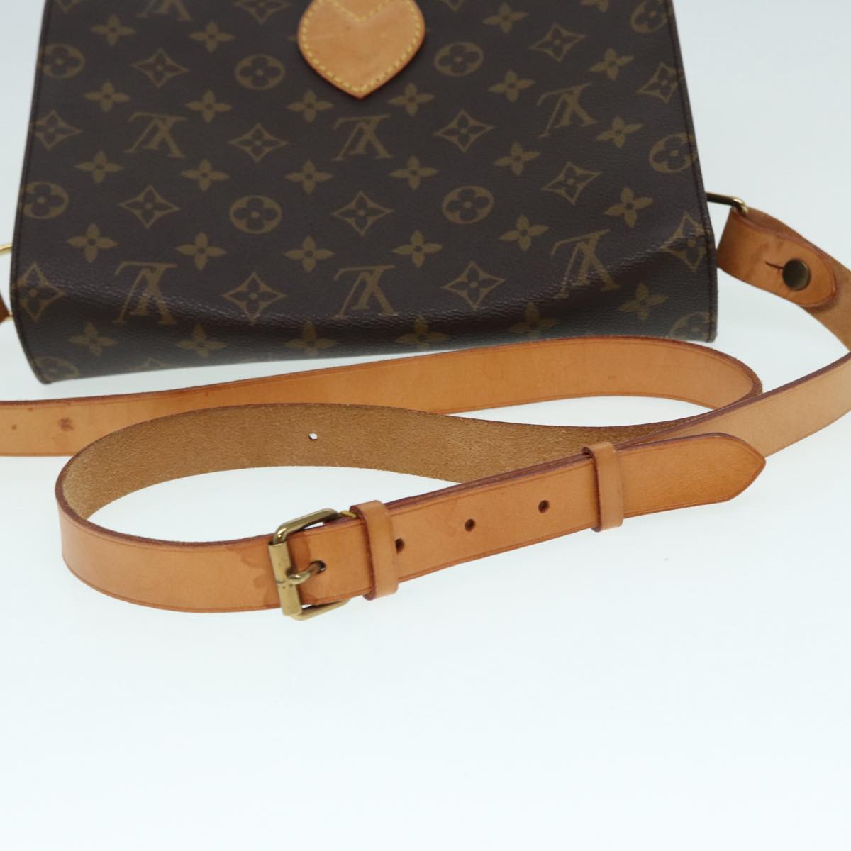 LOUIS VUITTON Monogram Cartouchiere GM Shoulder Bag M51252 LV Auth 79125