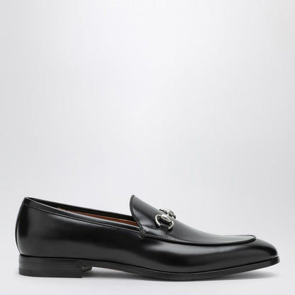 Gucci Black Leather Moccasin With Horsebit Men