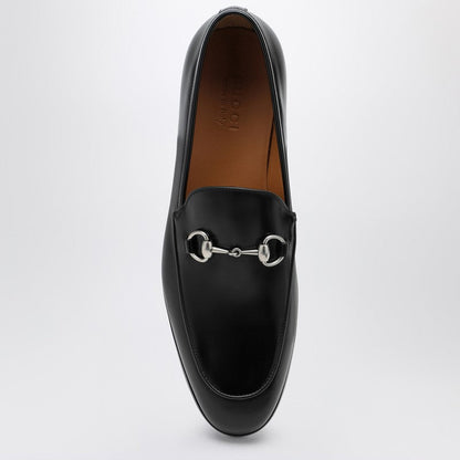 Gucci Black Leather Moccasin With Horsebit Men