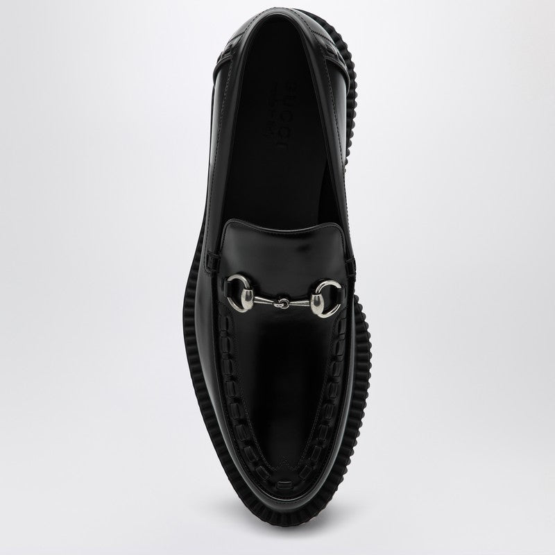 Gucci Black Gucci Horsebit Creeper Loafers Men