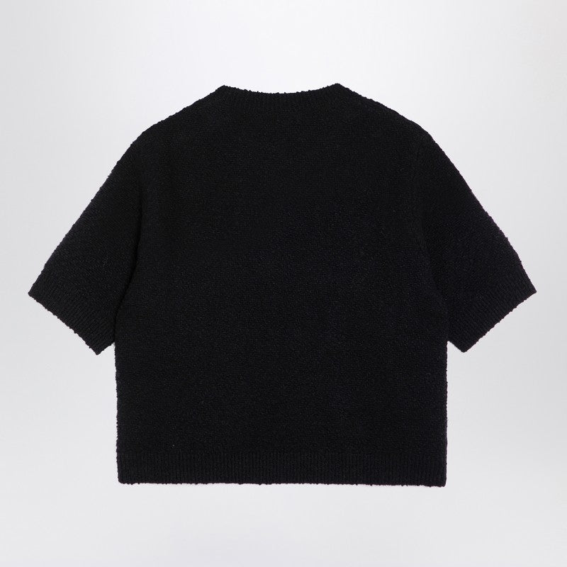 Gucci Black Bouclé Wool Sweater Women