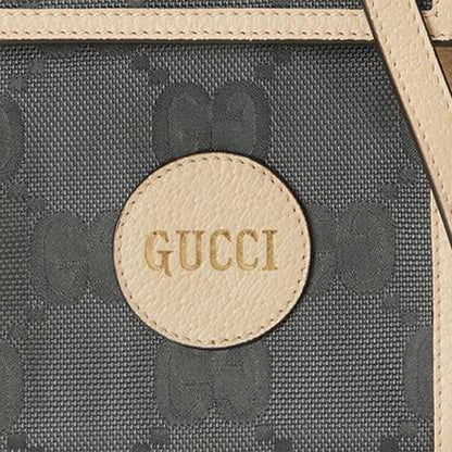 (WMNS) GUCCI Logo PatternPrint Off The GridSeries SingleShoulderBag Mini DarkGray 625599-H9HAN-1263