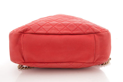 Chanel 2012/2013 Red Caviar Leather "Shopper Hobo"