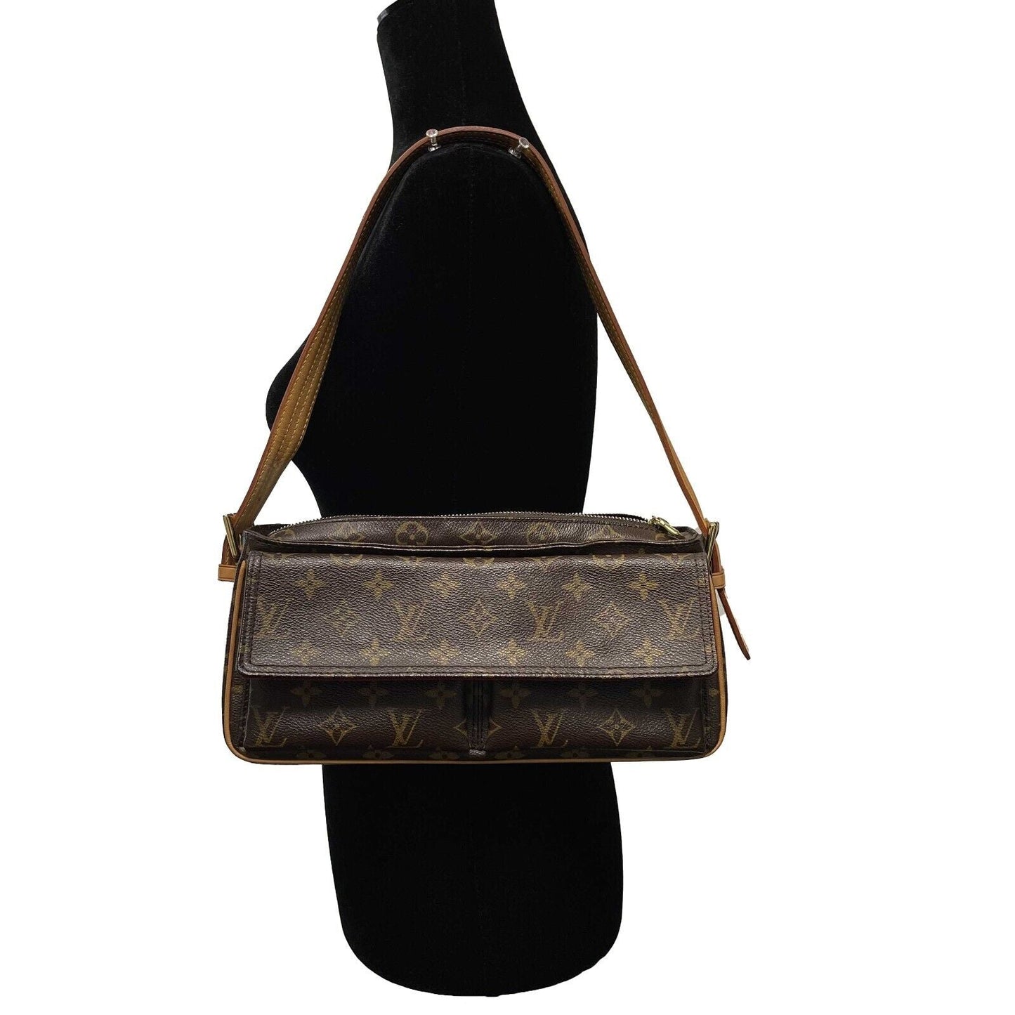 Louis Vuitton  - Viva Cite MM - Brown / Tan Monogram Shoulder Bag