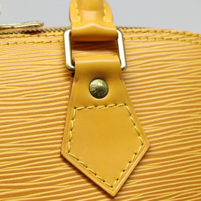 LOUIS VUITTON Epi Alma Hand Bag Yellow M52149 LV Auth 80271