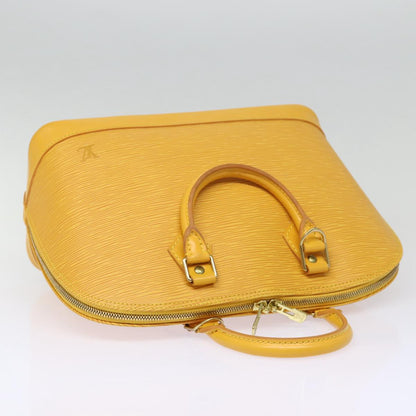 LOUIS VUITTON Epi Alma Hand Bag Yellow M52149 LV Auth 80271