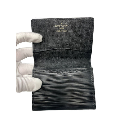 Louis Vuitton  Louis Vuitton  Epi Leather Card Case - Black