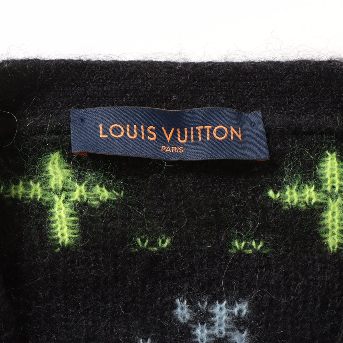 Louis Vuitton 22AW Wool x Moheya Cardigan S  Multicolor Monogram RM222V