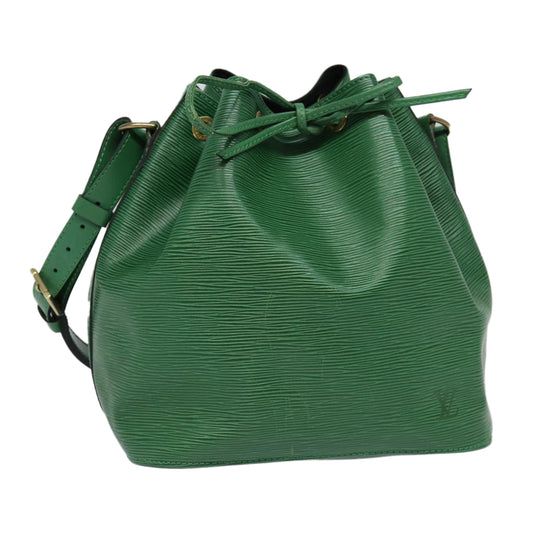 LOUIS VUITTON Epi Petit Noe Shoulder Bag Green M44102 LV Auth 82084