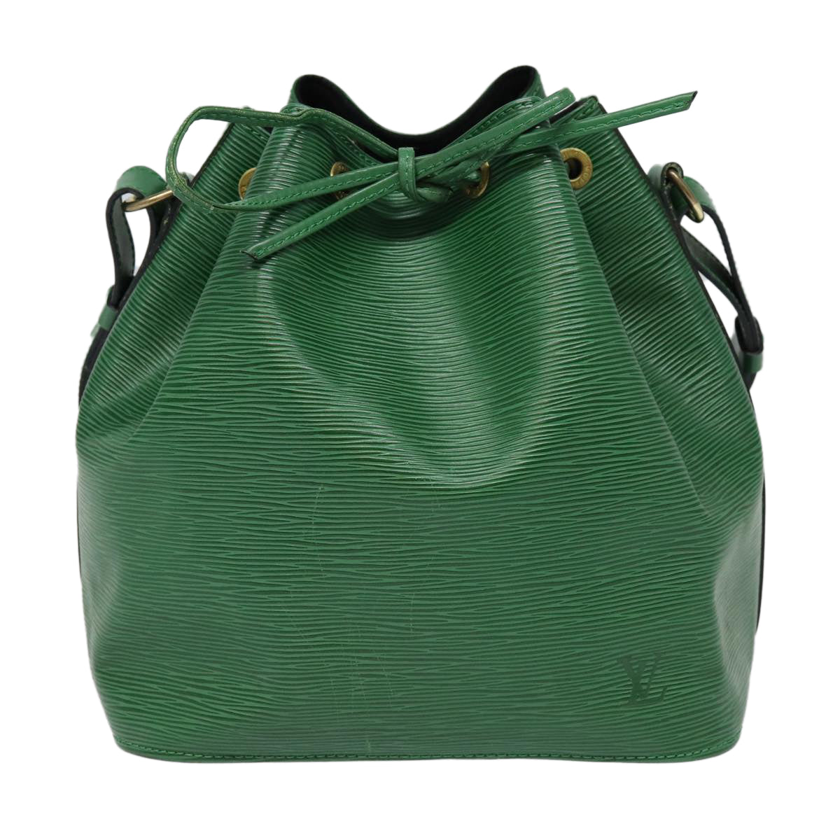 LOUIS VUITTON Epi Petit Noe Shoulder Bag Green M44102 LV Auth 82084