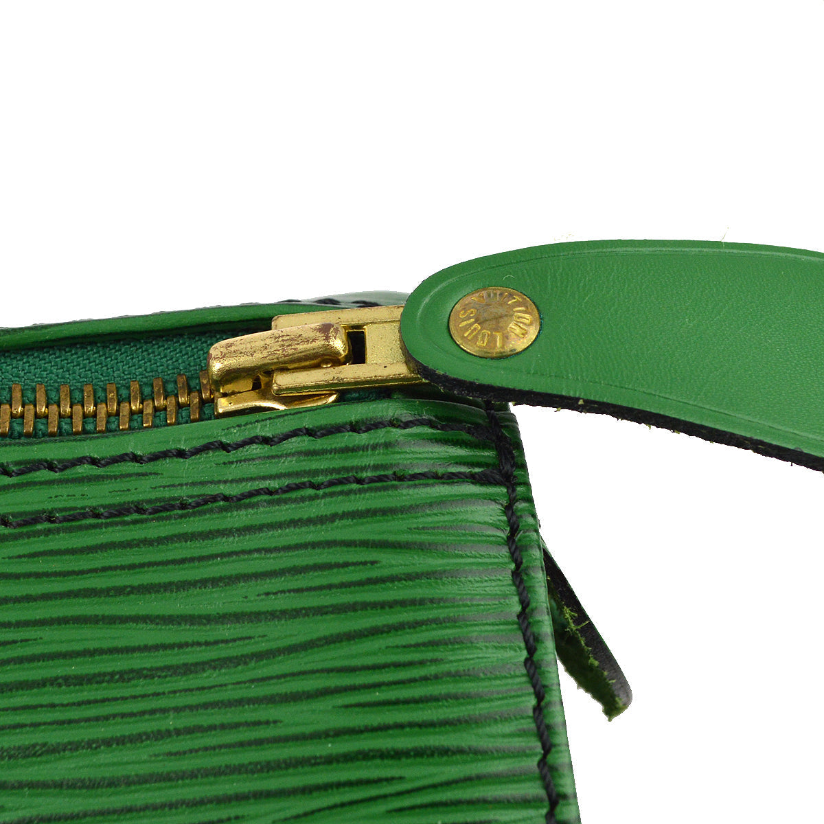 Louis Vuitton 1990 Green Epi Speedy 40 Handbag M42984