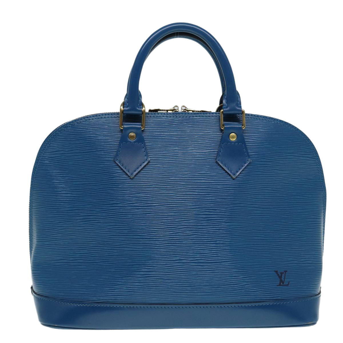 LOUIS VUITTON Epi Alma Hand Bag Toledo Blue M52145 LV Auth 82778