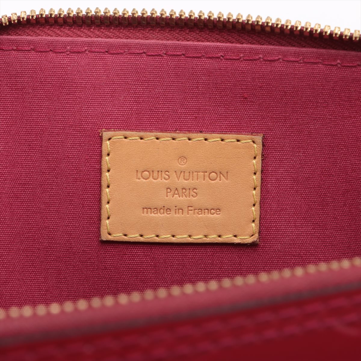 Louis Vuitton Alma PM Vernis Red Monogram M91770