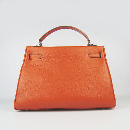 Hermes Kelly 32cm Togo Leather 6108 Orange Silver