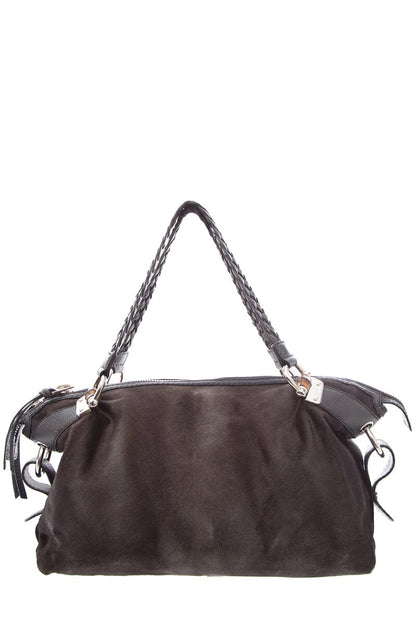 Gucci Dark Brown Pony Hair Tote