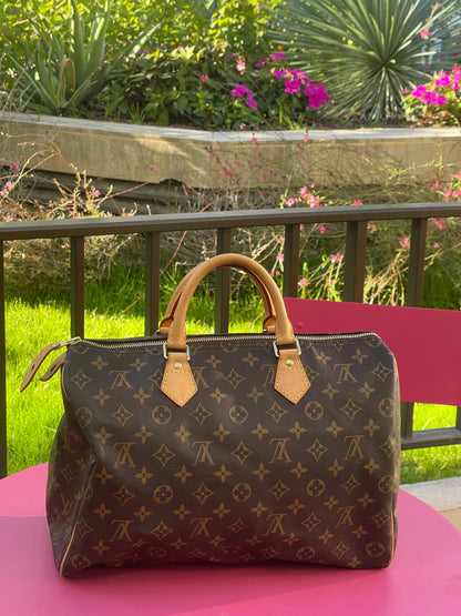 Louis Vuitton - Sac Speedy 35 monogramme