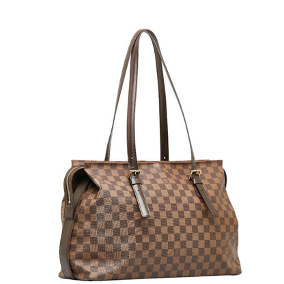 Louis Vuitton Damiere Chelsea Toast Bag N51119 Brown PVC Leather Ladies Louis Vuitton