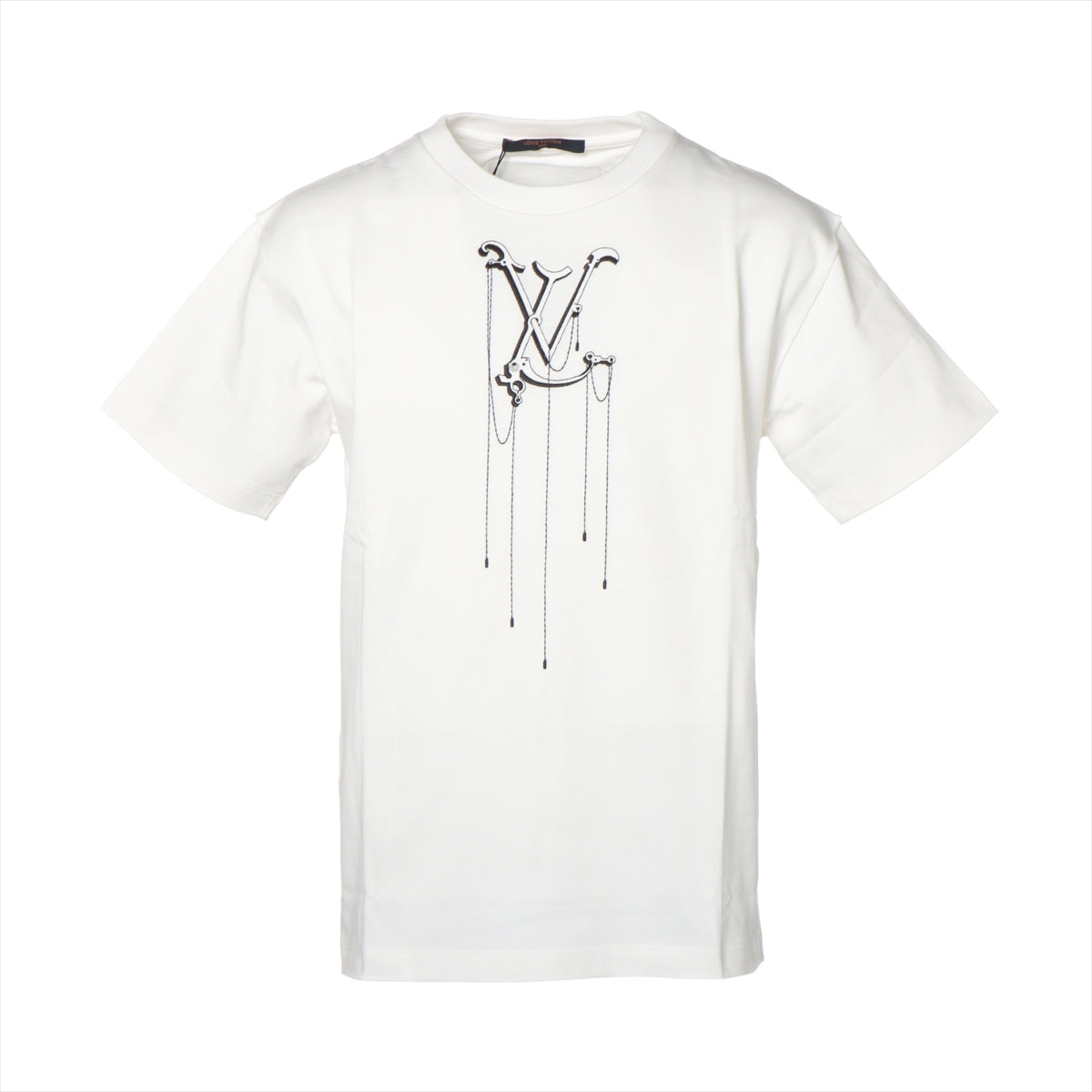 Louis Vuitton 20SS Cotton  S Mens White LV Pendant Embroidery RM201M  Out