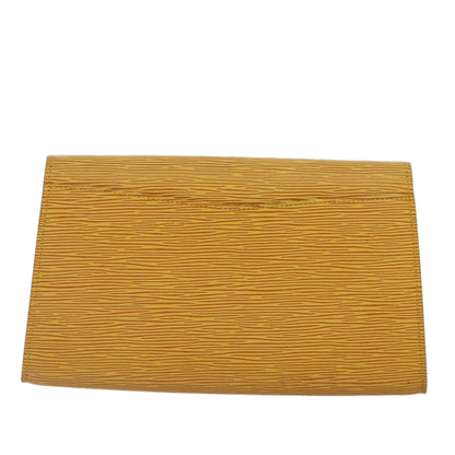 LOUIS VUITTON Epi Art Deco Clutch Bag Yellow M52639 LV Auth 86032