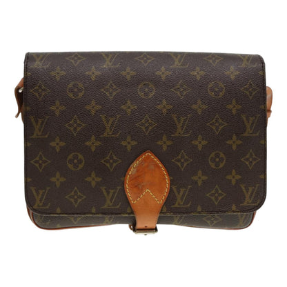 LOUIS VUITTON Monogram Cartouchiere GM Shoulder Bag Vintage M51252 LV Auth 86369