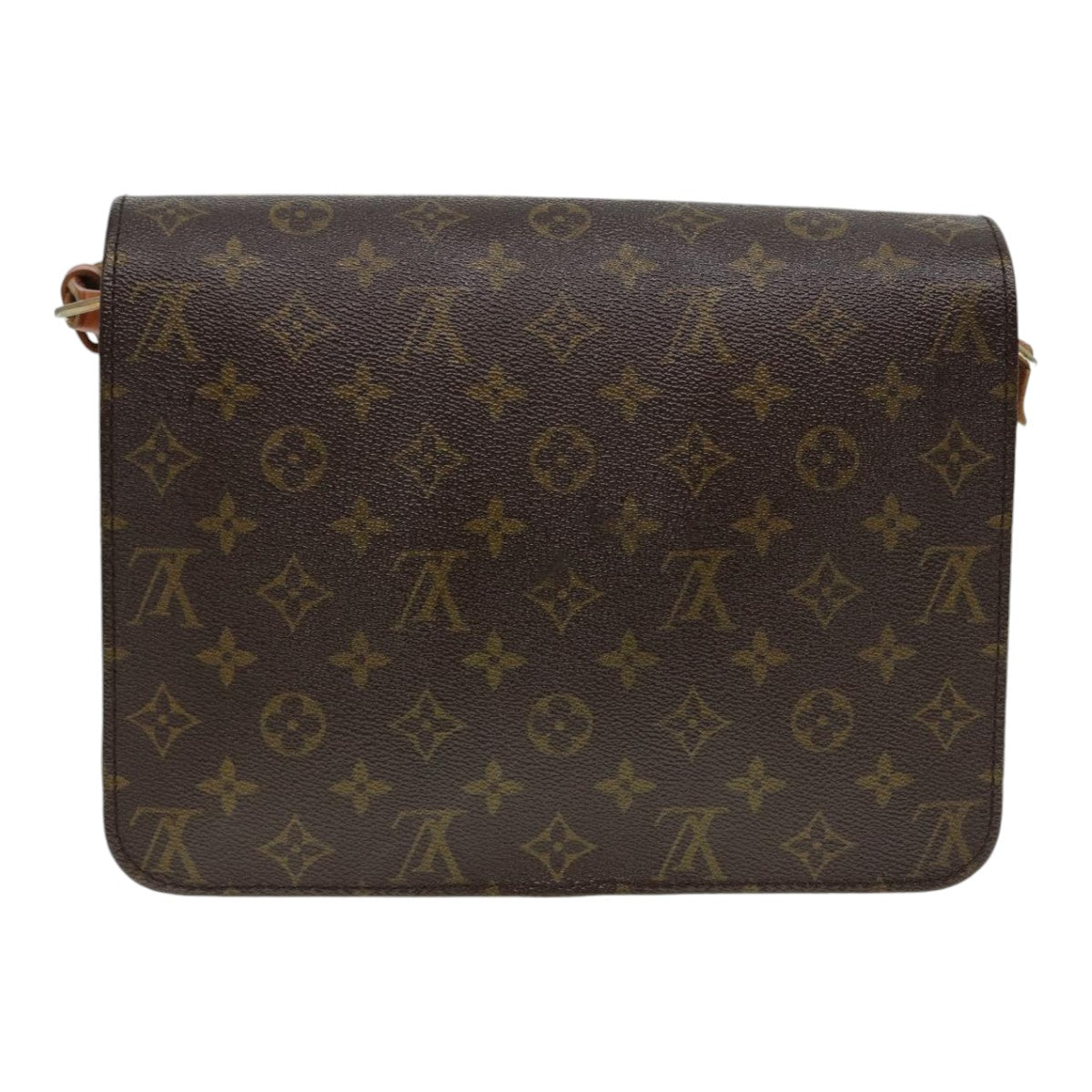 LOUIS VUITTON Monogram Cartouchiere GM Shoulder Bag Vintage M51252 LV Auth 86369