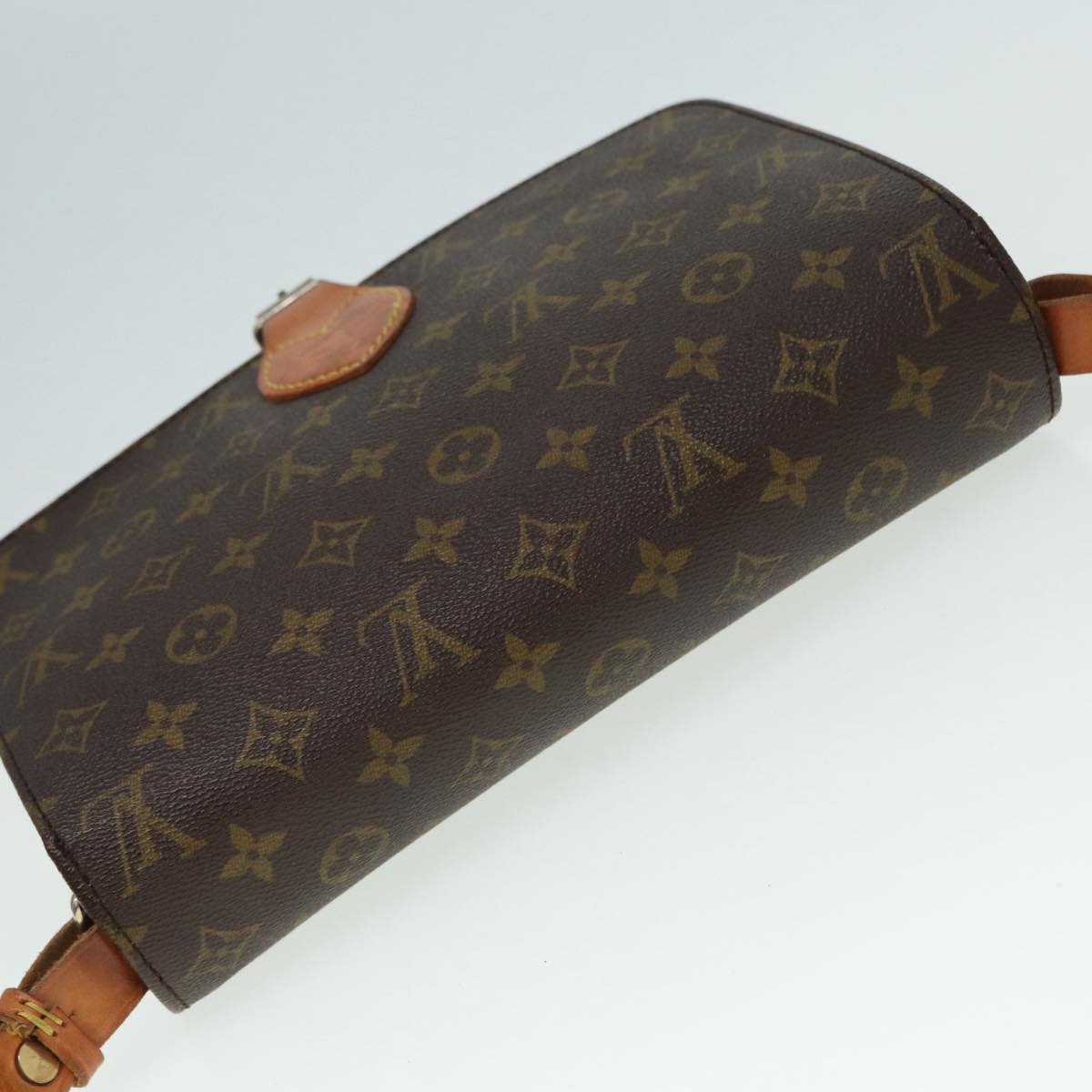 LOUIS VUITTON Monogram Cartouchiere GM Shoulder Bag Vintage M51252 LV Auth 86369