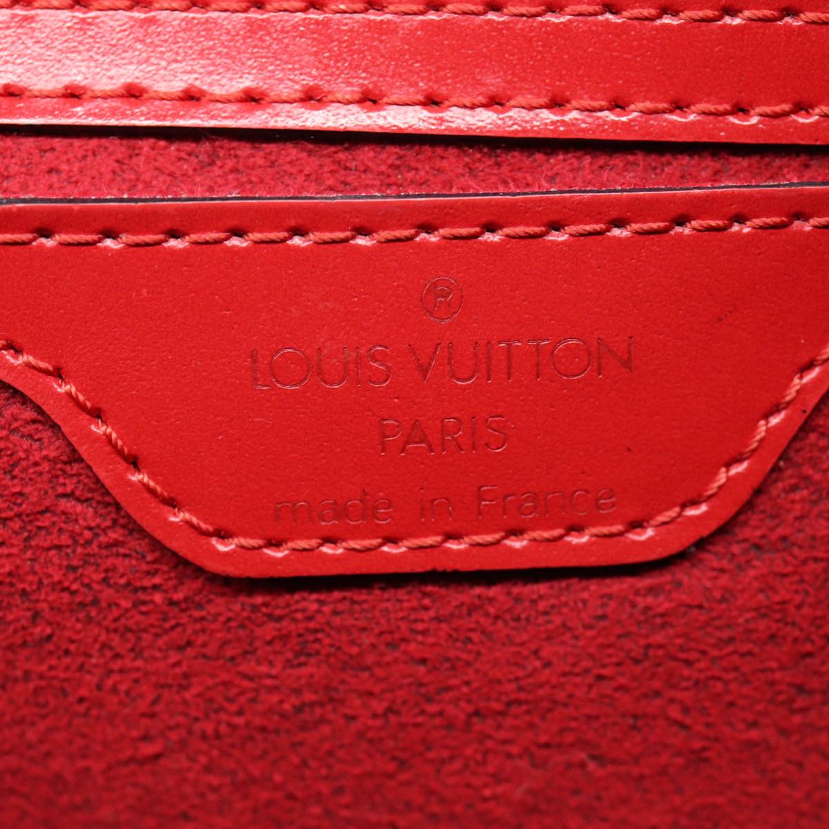 LOUIS VUITTON Epi Saint Jacques Shoulder Bag Red M52277 LV Auth 86602