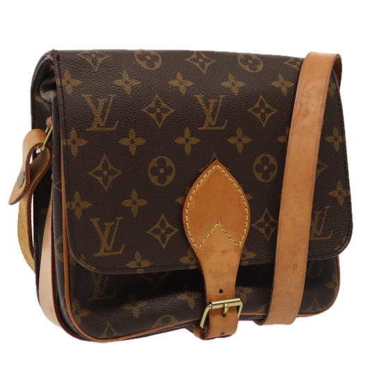 LOUIS VUITTON Monogram Cartouchiere MM Shoulder Bag M51253 LV Auth 87201