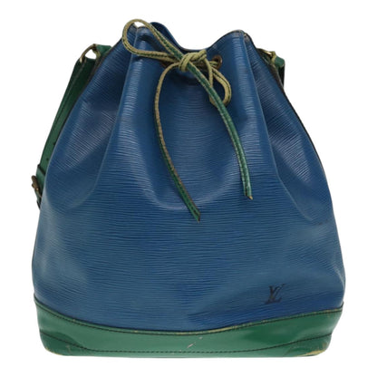 LOUIS VUITTON Epi Noe Shoulder Bag Bicolor Green Blue M44044 LV Auth 87792