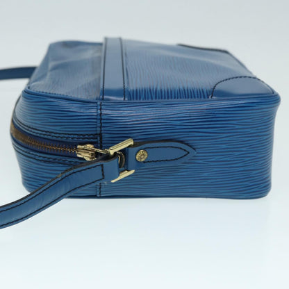 LOUIS VUITTON Epi Trocadero 27 Shoulder Bag Blue M52315 LV Auth 87802