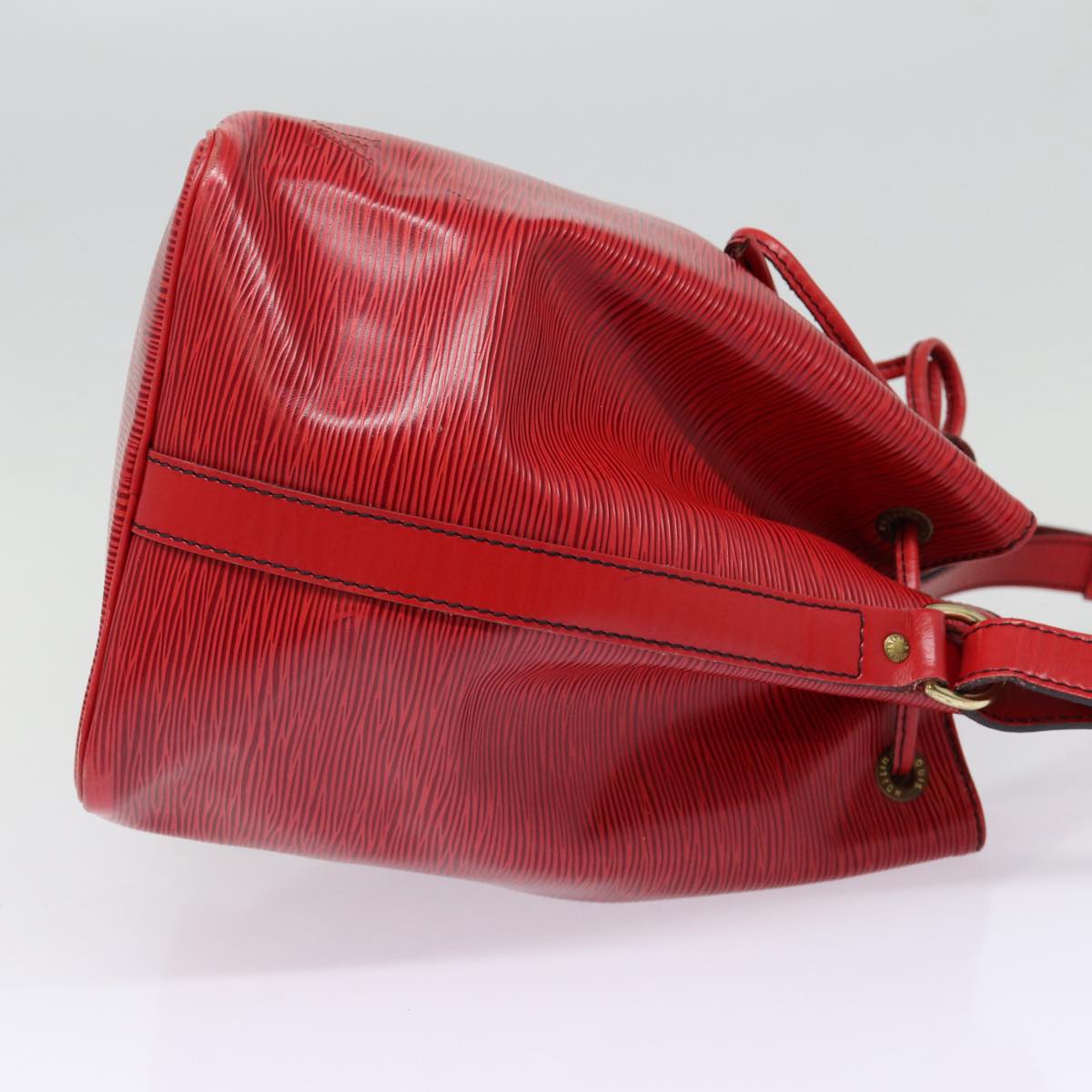 LOUIS VUITTON Epi Petit Noe Shoulder Bag Red M44107 LV Auth 87829