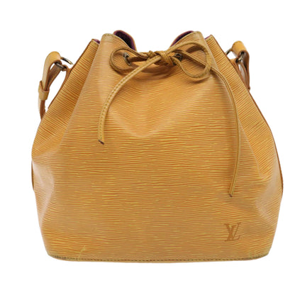 LOUIS VUITTON Epi Petit Noe Shoulder Bag Yellow M44102 LV Auth 87926