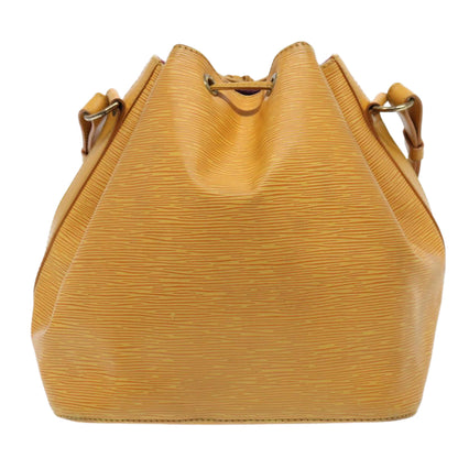 LOUIS VUITTON Epi Petit Noe Shoulder Bag Yellow M44102 LV Auth 87926