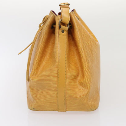 LOUIS VUITTON Epi Petit Noe Shoulder Bag Yellow M44102 LV Auth 87926