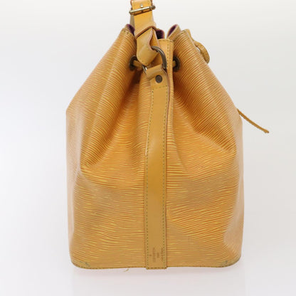 LOUIS VUITTON Epi Petit Noe Shoulder Bag Yellow M44102 LV Auth 87926