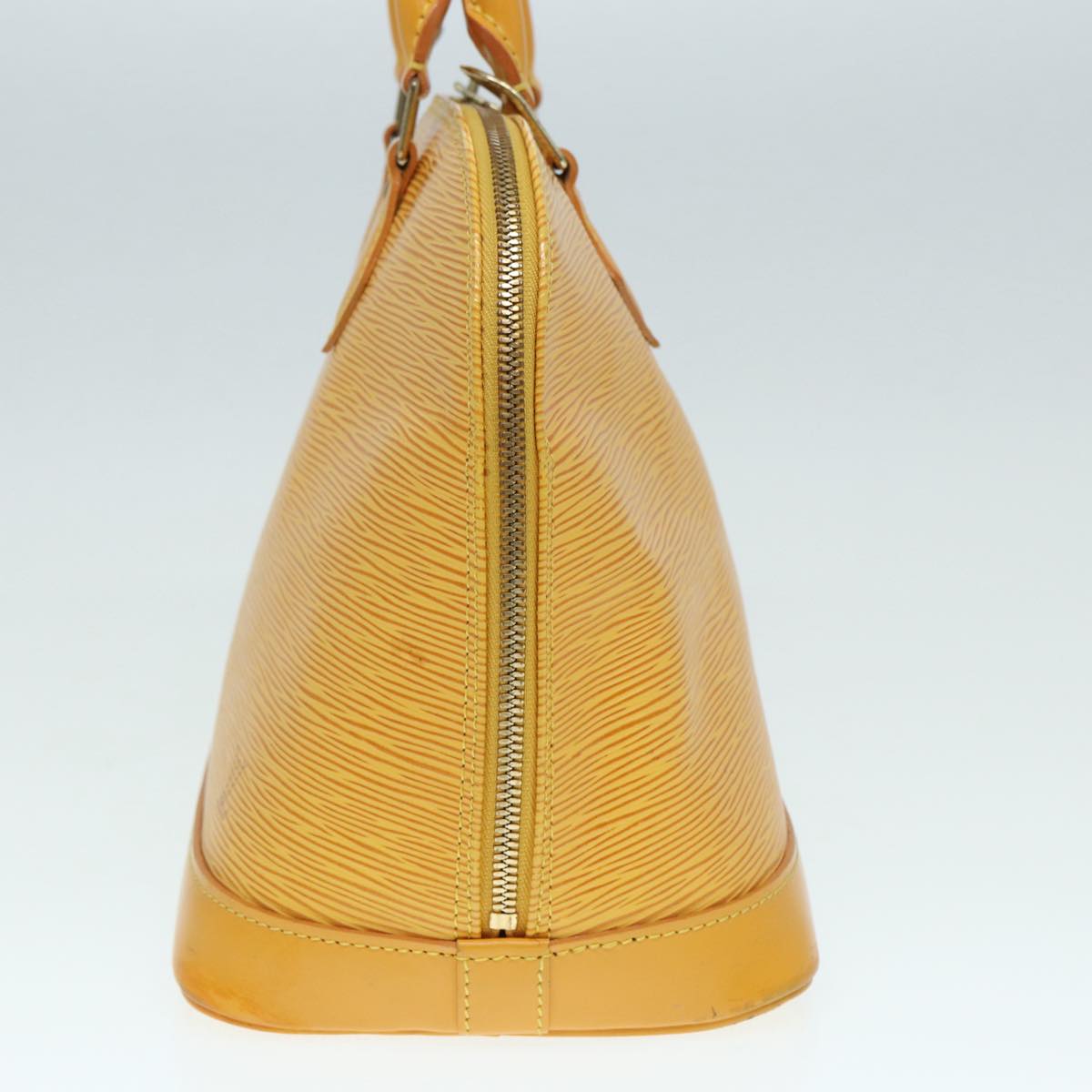 LOUIS VUITTON Epi Alma Hand Bag Yellow M52149 LV Auth 87944